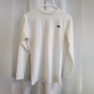 XL Athletic Works White Long Sleeve Tee